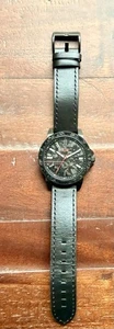 Monza APOLLO SERIES FORGED CARBON FIBER Red UHR Black Leather Strap 42mm - Bild 1 von 10