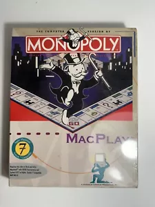 1994 Monopoly Computer Game Macintosh MacPlay 6.0.7 complete Sealed Must See!! - Picture 1 of 6