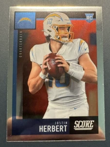 2020 Panini Chronicles Score Update Rookies Justin Herbert Rookie RC #443  - Bild 1 von 2