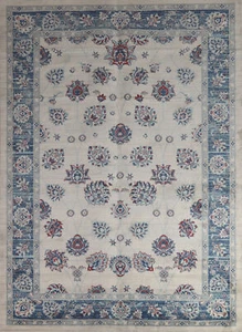 Floral Ivory Traditional Turkish Area Rug 8x10 Oriental Living Room Carpet - Picture 1 of 19