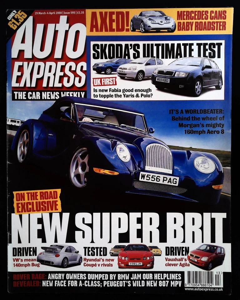 Auto Express Magazine No.595 March 29-Apr 4 2000 mbox1813 New Super Brit - Image 1 of 1