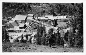 Postal vintage RPPC WALKER MINE condado de Plumas, CA minería década de 1930 - Imagen 1 de 1