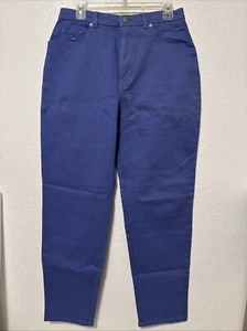 Jeans Gloria Vanderbilt taglio classico conici vita alta blu taglia 14 nuovi con etichette - Foto 1 di 6