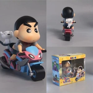 Bleistift Shin-chan Nohara Shinnosuke & Shiro Motorradfigur Modell Puppe Spielzeug Geschenk - Bild 1 von 15