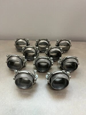 1-1/4" NM, Flex, SE 2-Screw Threaded Wire Cable Clamp Connector lot of 10 - Image 1 of 4