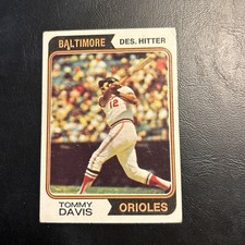 Bfl 1974 Topps #396, Tommy Davis, Baltimore Orioles