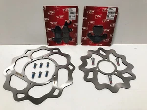 Bremsscheiben + Beläge + Schrauben vorne + hinten Aprilia RX 125 Bj.2018-2022 - Picture 1 of 3