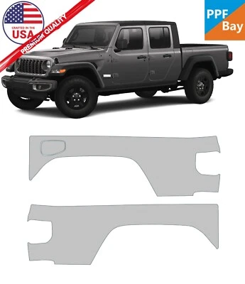 For Jeep Gladiator 2024-2025 Bedside Paint Protection Film PreCutKit PPF - Image 1 of 4