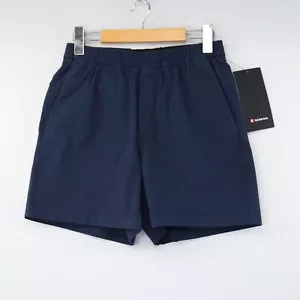 Lululemon Mens Shorts Bowline 5" VersaTwill Stretch True Navy Blue Sz NWT - Picture 1 of 49