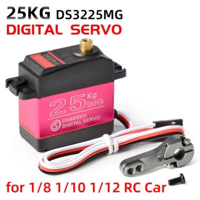 DS3225 Wasserdichtes Servo 25 kg/0,13 Sek. Servo für 1/8 1/10 1/12 RC Car - Bild 1 von 4