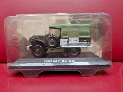 DeAgostini CRIELMODEL Dodge WC 51 Marina de los Estados Unidos 1945 1:43 sin usar, en caja embalaje original Segunda Guerra Mundial Foto 1 de 4