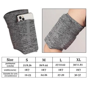 Phone Armbands Arm Band Sleeve Phone Holder Phone Key Holder S-XL Bags Card N9W4 - Picture 1 of 13