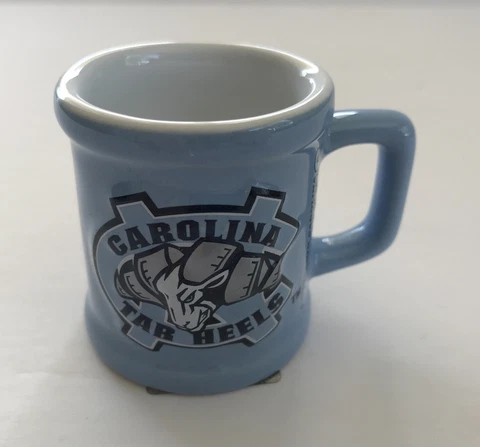 North Carolina Tar Heels Ceramic Shot Glass Mug 2 oz Officially Licensed Product Cover