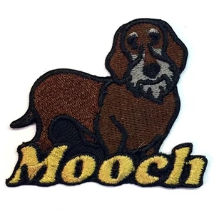 Parche para perro Dachshund de pelo duro personalizado planchado - Imagen 1 de 1