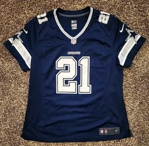 Nike On Field Dallas Cowboys #21 Ezekiel Elliot NFL Football Jersey Womens XL - Picture 1 of 6