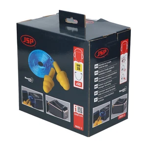 Jsp AEE110-060-200 Earplugs with cord New NFP (50pcs) - Picture 1 of 7