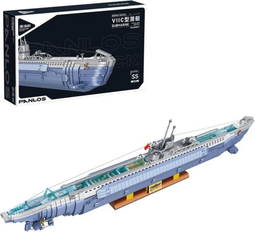 Panlos 628011 VIIC Submarine U-Boot 6.712 Teile 120 cm lang Seefahrt NEU & OVP