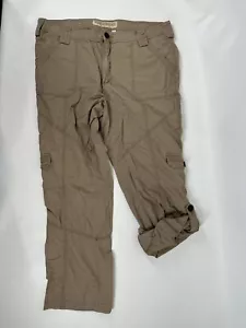 Cabelas Casuals Capri Pants Womens Size 18 Cargo Hiking Outdoor Adjustable - Picture 1 of 6