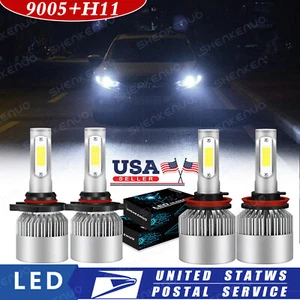 4PC 6000K LED Headlight High&Low Beam Bulbs Kit For Honda Accord 2013 - 2015 - Picture 1 of 9