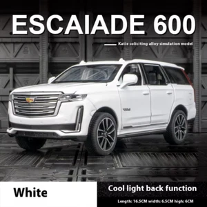 1:32 Cadillac Escalade off Road Vehicle Alloy Car Diecast Metal Model Sound Ligh - Picture 1 of 16