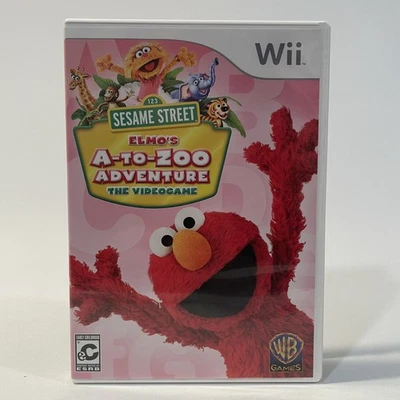 Videojuego Sesame Street Elmo's A-to-Zoo Adventure Nintendo Wii Completo en Estuche Foto 1 de 3