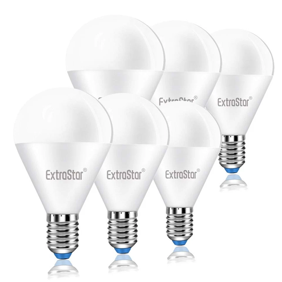 EXTRASTAR Lampadina LED E14,8W Equivalenti a 64W 6500K luce bianca fredda - Immagine 1 di 4