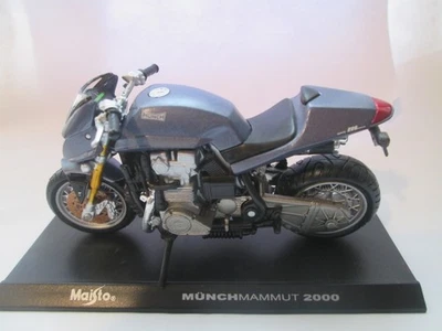 MUNCH MAMMUT 2000  1-18 SCALE MAISTO MOTORCYCLE MODEL - Image 1 of 4