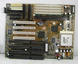1997 Chaintech 5TDM2 M101 Mainboard mit AMD-K6 233 MHz CPU & RAM getestet funktioniert - Bild 1 von 12