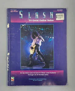 Slash - 25 Great Solos by Jon Chappell (1994) guitar tab Guns N Roses - Picture 1 of 3