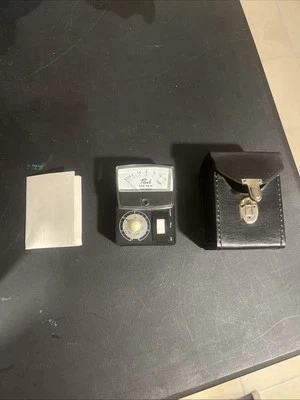 Medidor de flash Wein WP500B de colección con estuche de cuero sin probar e instrucciones retro Foto 1 de 4