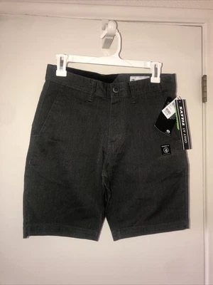 NWT VOLCOM FRCKN DRIFTER 20 SHORT MODERN FIT SIZE 28 CHARCOAL HEATHER FAST SHIP - Image 1 of 4