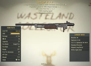 FALLOUT 76 PC Bloodied Fixer (Missing Parts Weapon) - Picture 1 of 1