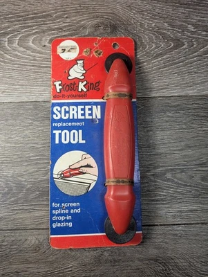 Vtg Frost King Screen Replacement Tool Spline and drop in glazing DIY New NOS - Image 1 of 2