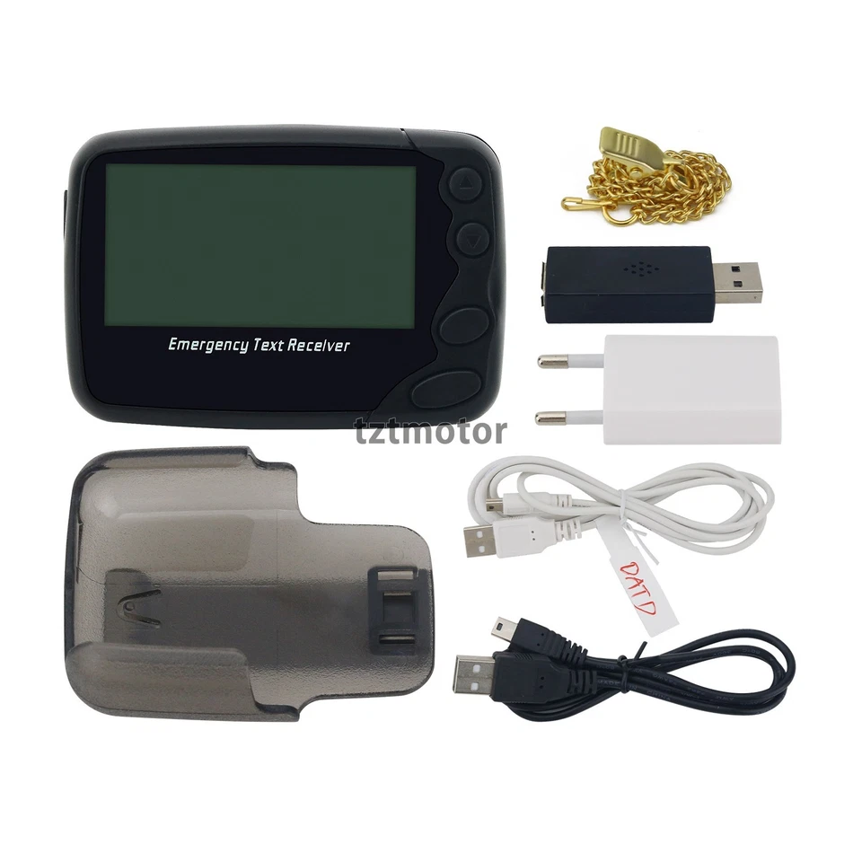Programmable Alphanumeric Pager POCSAG Emergency Receiver Kit Write Frequency TZ - Image 1 of 4