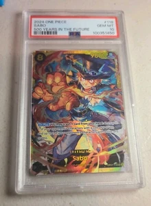 2024 One Piece SABO 500 Years in the Future OP07-118 SEC GEM MINT PSA 10 ENGLISH - Bild 1 von 1