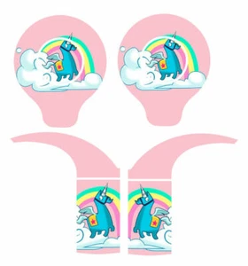 Nucleus N7 Cochlear Decal Skin Graphic Unicorn Rainbow For Coil Battery Proc. - Picture 1 of 1