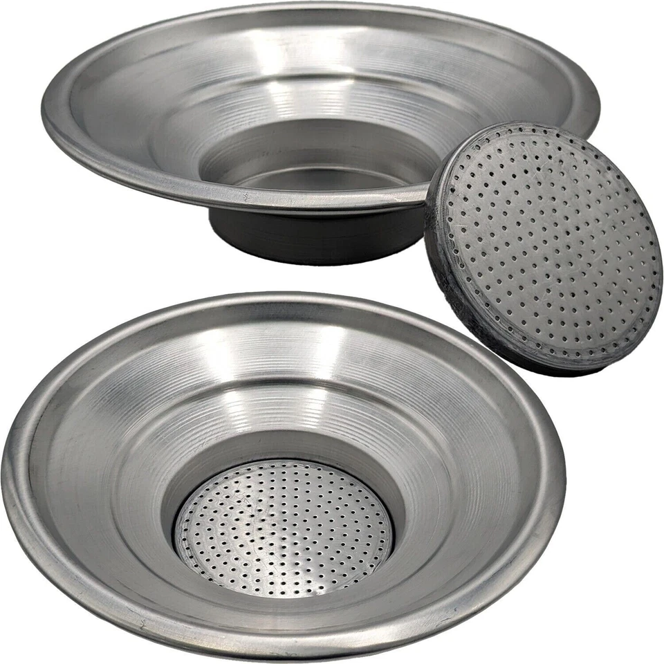 Colafritto da Portata in Alluminio Grande Scola Fritto Olio Frittura Ø 27×10h cm - Immagine 1 di 4