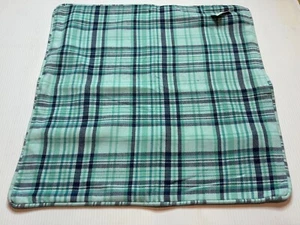 NEW C&F Home 20" x 20" McKinley Plaid Throw Pillow Cover Sham Aqua Blue Nautical - Picture 1 of 5