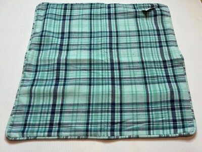 NEW C&F Home 20" x 20" McKinley Plaid Throw Pillow Cover Sham Aqua Blue Nautical - Image 1 of 4