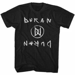 Duran Duran Band Logo Name Flip Men's T Shirt New Wave Pop Music Merch - Picture 1 of 5