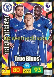 436 TRUE BLEUES - FOIL # CHELSEA FC PANINI PREMIER LEAGUE 2019 2020 ADRENALYN - Foto 1 di 1