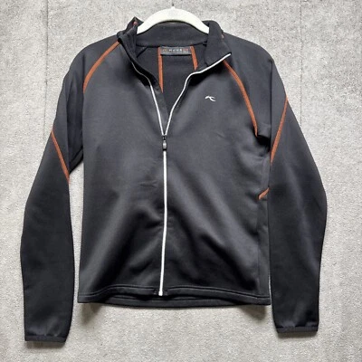 Chaqueta Kjus para mujer 12 negra cremallera completa polar capa media golf Foto 1 de 4