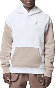 NWT Nike Jordan Kids' Brooklyn Fleece Pullover Hoodie - Sail - Picture 1 of 4