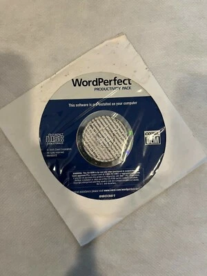 Corel WordPerfect Productivity Pack Install CD-ROM, Sealed - Image 1 of 2