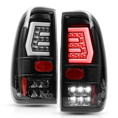 Luces traseras LED negras transparentes para Ford F150 99-07 F250 F350 1997-2003 Foto 1 de 4