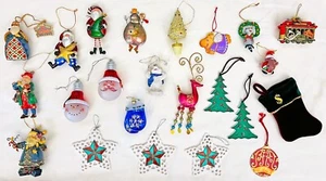 23 LUXURY DESIGNER CHRISTMAS TREE ORNAMENTS Jim Shore Disney Neiman Marcus Macys - Picture 1 of 16