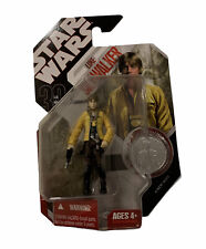 STAR WARS 30TH ANNIVERSARY  12 LUKE SKYWALKER WITH GOLD COIN CARDED FIGURE
