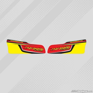 MARANELLO 2014 STYLE KG NEW AGE 2 SIDEPOD STICKER KIT - KARTING - JakeDesigns - Picture 1 of 1