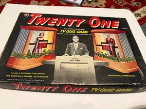 Vintage 1957 Twenty One Quiz Show Board Game - Complete - Collectible Condition - Picture 1 of 3
