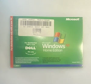 Microsoft Windows XP Home Edition Ver. 2002 Reinstallation CD for Dell - Sealed - Picture 1 of 2
